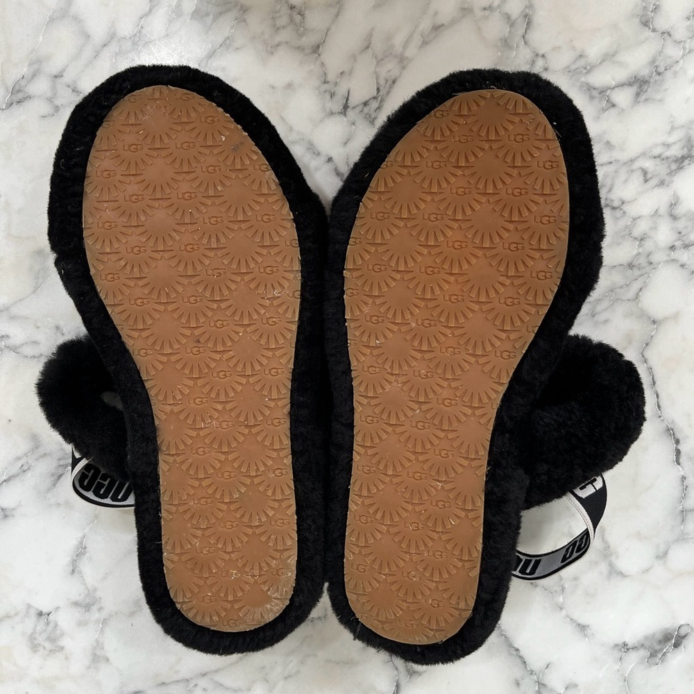 Ugg Oh Yeah Slide Slipper Black Woman’s Size 5 - Picture 11 of 12